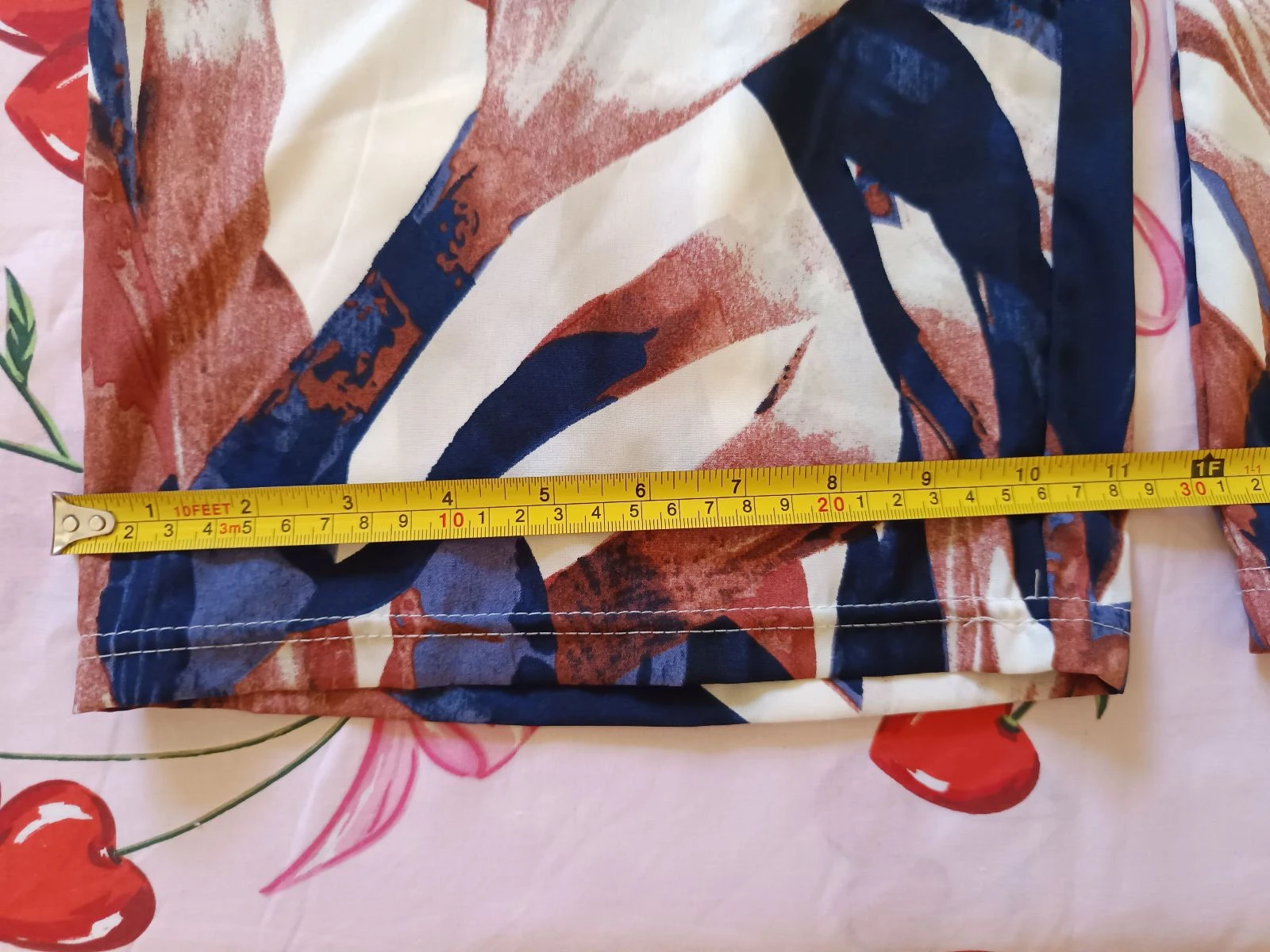 Vloeiende palazzobroek XL/XXL / Pantalon large fluide / Brede been tropische abstracte broek – photo 5